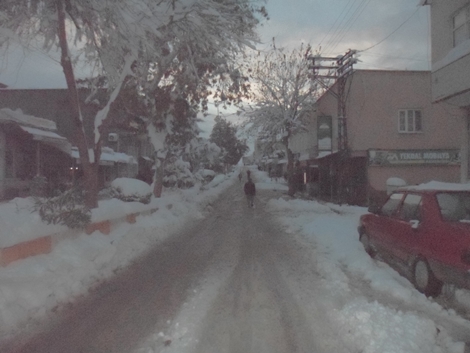 Çınar'da Yoğun Kar Yağışı 15