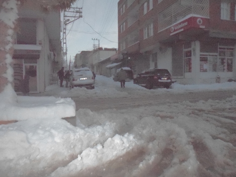 Çınar'da Yoğun Kar Yağışı 18