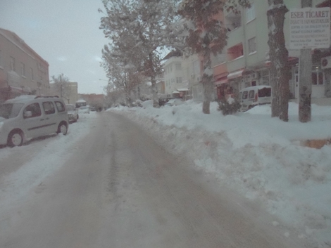 Çınar'da Yoğun Kar Yağışı 3