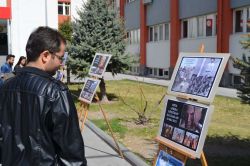 "Mazlum Coğrafyamız" konulu resim sergisi