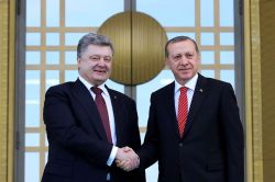 Ukrayna Devlet Başkanı Poroşenko Cumhurbaşkanlığı Külliyesi’nde