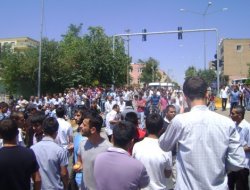 Çınar Halkı Elektrik Kesintisini Protesto Etti-video