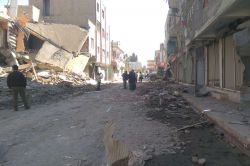 Patlamanın tahribatı gün ağarınca ortaya çıktı