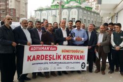 Adıyaman’dan Sur halkına 2 TIR yardım yapıldı video