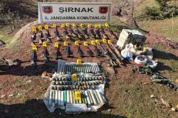 Şırnak'ta mühimmat ele geçirildi video