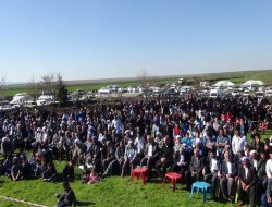 Qerecdaxiyan şehîdên mayinê yad kirin