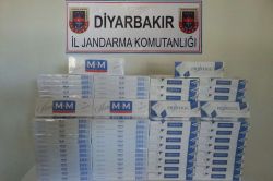 Diyarbakır'da 55 bin TL değerinde kaçak sigara ele geçirildi