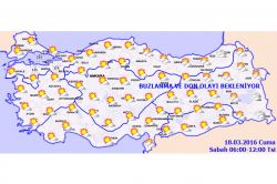 Meteorolojiden buzlanma ve don olayı uyarısı