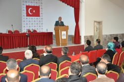 Batman Milli Eğitim Müdürü okul idarecilerine veda etti