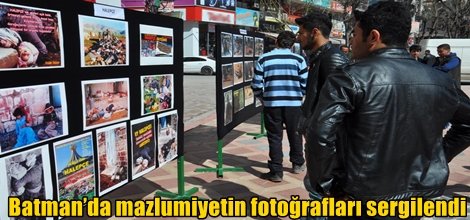 Batman’da mazlumiyetin fotoğrafları sergilendi