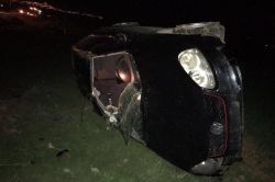 Hurdaya dönen araçtan burnu dahi kanamadan kurtuldu