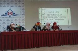 Öğrenciler Kur'an'ı güzel okumak için yarıştı