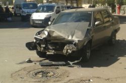 Diyarbakır’da maddi hasarlı kaza