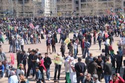 Diyarbakır'daki Newroz etkinliği sönük geçti foto
