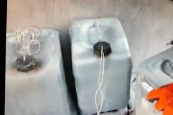 Mardin'in Derik ilçesinde tuzaklanmış bomba ele geçirildi video foto