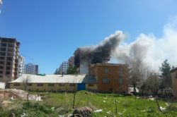 Diyarbakır’da korkutan yangın