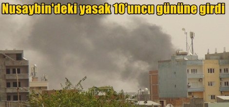 Nusaybin'deki yasak 10’uncu gününe girdi video foto