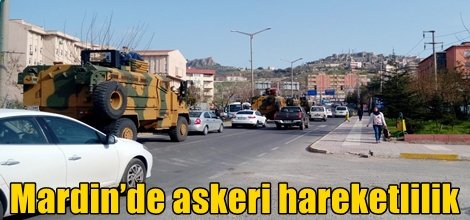 Mardin’de askeri hareketlilik
