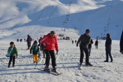 Haserek Kayak Merkezi'ne yoğun ilgi video foto