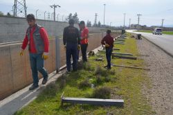 İluh Deresinde bariyer çalışması başladı