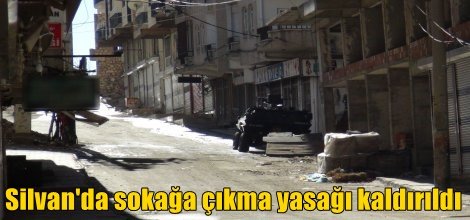 Silvan'da sokağa çıkma yasağı kaldırıldı