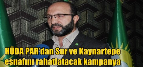 HÜDA PAR’dan Sur ve Kaynartepe esnafını rahatlatacak kampanya
