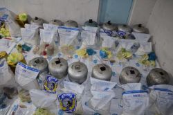 Van'da çok sayıda patlayıcı ele geçirildi