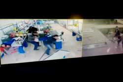 Patlama anındaki panik kameralara yansıdı