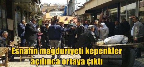 Esnafın mağduriyeti kepenkler açılınca ortaya çıktı