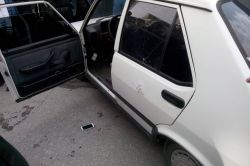 Elazığ’da otomobil tarandı: 1 yaralı