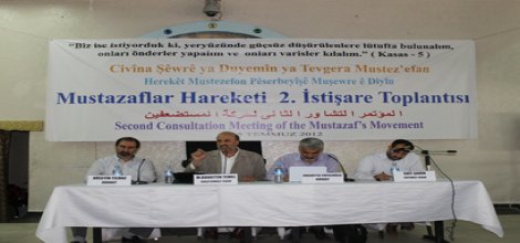 Mustazaflar Hareketi Geniş Katılımlı 2. İstişare Toplantısını Yaptı