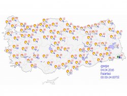 Hava sıcaklıklarının artması bekleniyor