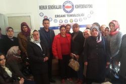 Ergani Halk Eğitim Merkezi'ndeki usta öğreticiler kadro istiyor