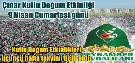 Peygamber Sevdalıları Platformu kutlu doğum etkinlikleri üçüncü hafta takvimini açıkladı foto