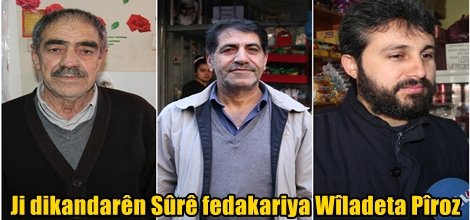 Ji dikandarên Sûrê fedakariya Wîladeta Pîroz