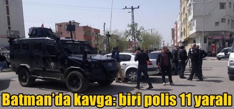 Batman Meydan Mahallesi Ayakçılar Çarşısında kavga: biri polis 11 yaralı foto