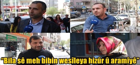 “Bila sê meh bibin wesîleya hizûr û aramîyê”