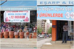 Diyarbakır esnafından kutlu doğuma özel indirim video foto