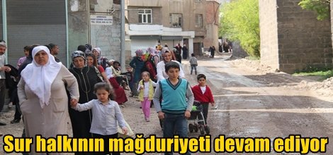 Sur halkının mağduriyeti devam ediyor video foto