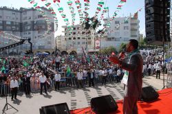 2016 Mersin Tevfik Gür Stadı miting alanı kutlu doğum etkinliği video foto peygamber sevdalıları