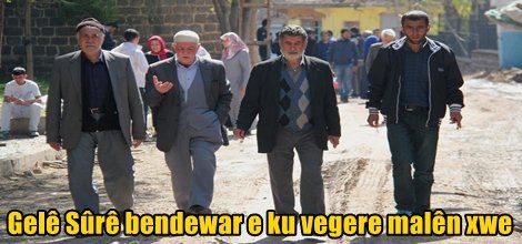 Gelê Sûrê bendewar e ku vegere malên xwe