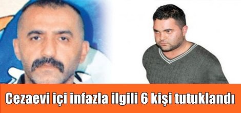 Cezaevi içi infazla ilgili 6 kişi tutuklandı