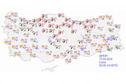 Türkiye genelinde hava durumu