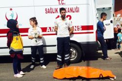 Aracın çarptığı yaya hayatını kaybetti video foto