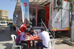 Hilvan halkından kan bağışına  yoğun ilgi