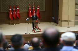 Cumhurbaşkanı Erdoğan muhtarlarla biraraya geldi