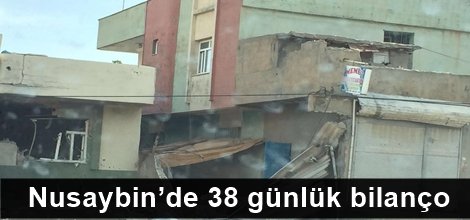 Nusaybin’de 38 günlük bilanço