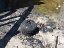 Odunlukta Çıkan Yangında Tüp Patladı