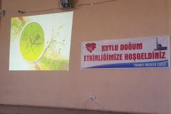 Saray Meslek Lisesinde Kutlu Doğum etkinlikleri