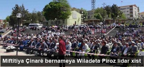 Miftîtiyê Çinarê bernameya Wîladeta Pîroz lidar xist